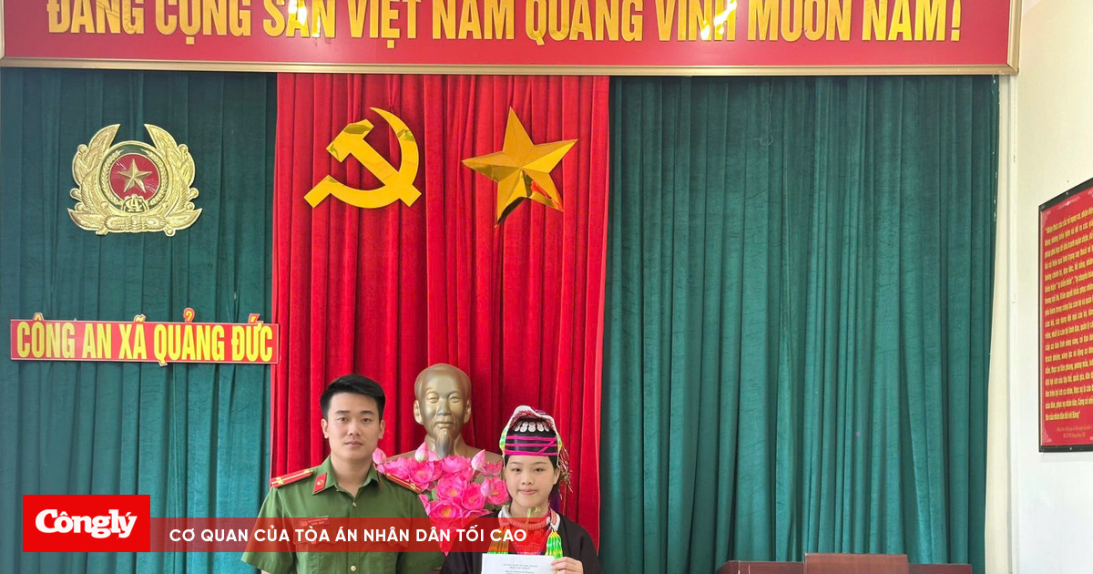 Nữ sinh dân tộc Dao viết đơn tình nguyện tham gia nghĩa vụ Công an nhân dân