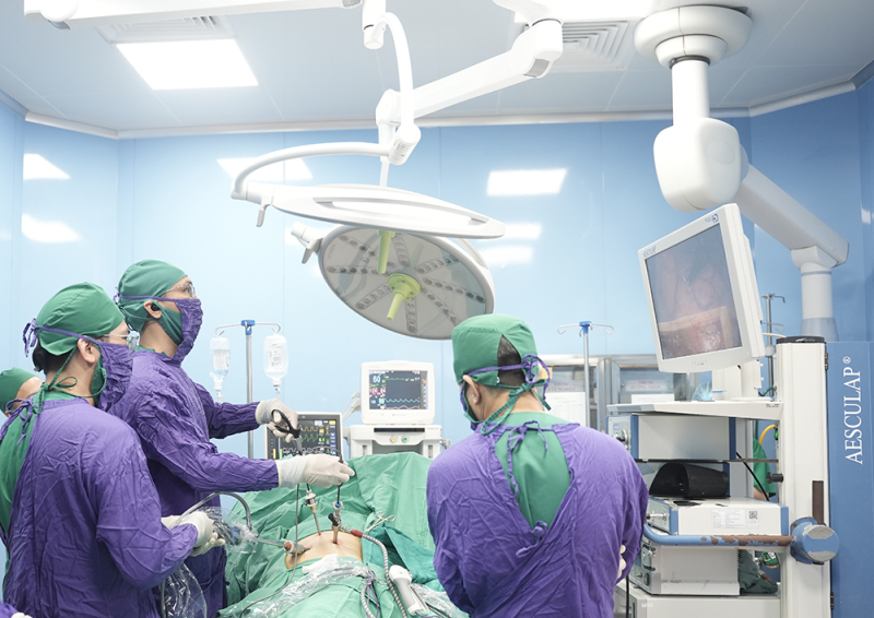 Đau hông lưng phát hiện u thận, người bệnh 71 tuổi được phẫu thuật nội soi bảo tồn thận tại Bệnh viện Bãi Cháy - Bệnh viện Bãi Cháy